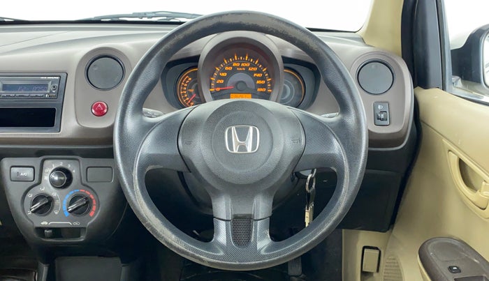 2014 Honda Amaze 1.2 EXMT I VTEC, Petrol, Manual, 36,260 km, Steering Wheel Close Up