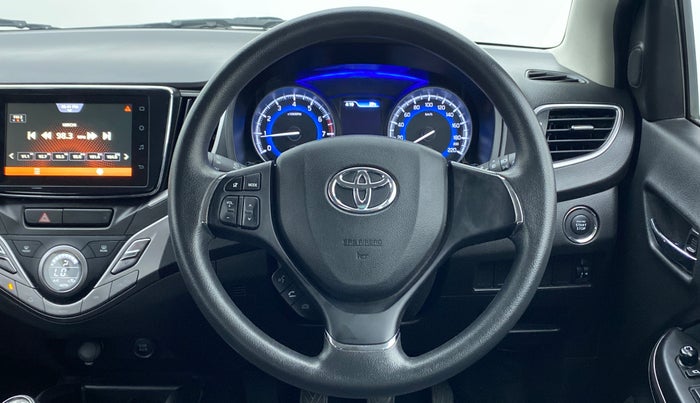 2021 Toyota Glanza G MT PETROL, Petrol, Manual, 11,852 km, Steering Wheel Close Up