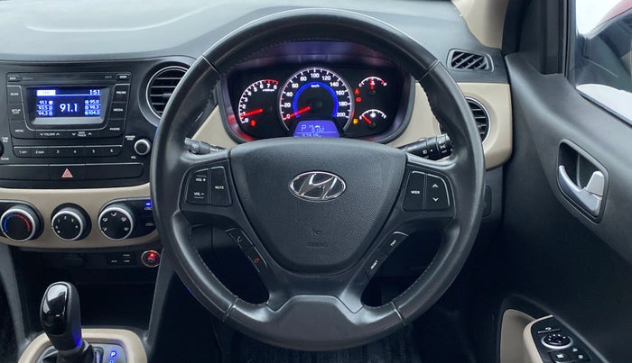 2016 Hyundai Grand i10 1.2 ASTA (O) AT, CNG, Automatic, 57,587 km, Steering Wheel Close Up