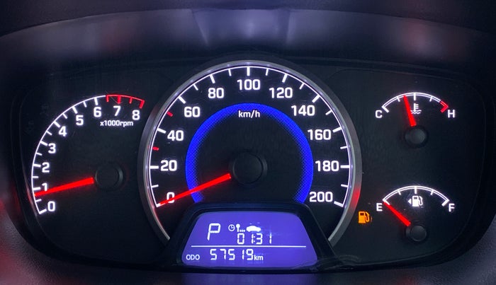 2016 Hyundai Grand i10 1.2 ASTA (O) AT, CNG, Automatic, 57,587 km, Odometer Image