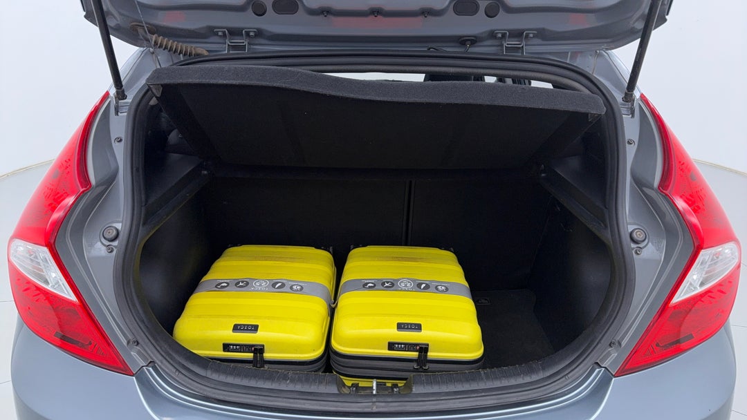Boot Inside View with Luggage