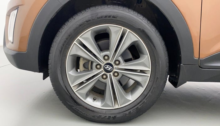 2017 Hyundai Creta 1.6 SX PLUS AUTO PETROL, Petrol, Automatic, 74,788 km, Left Front Wheel