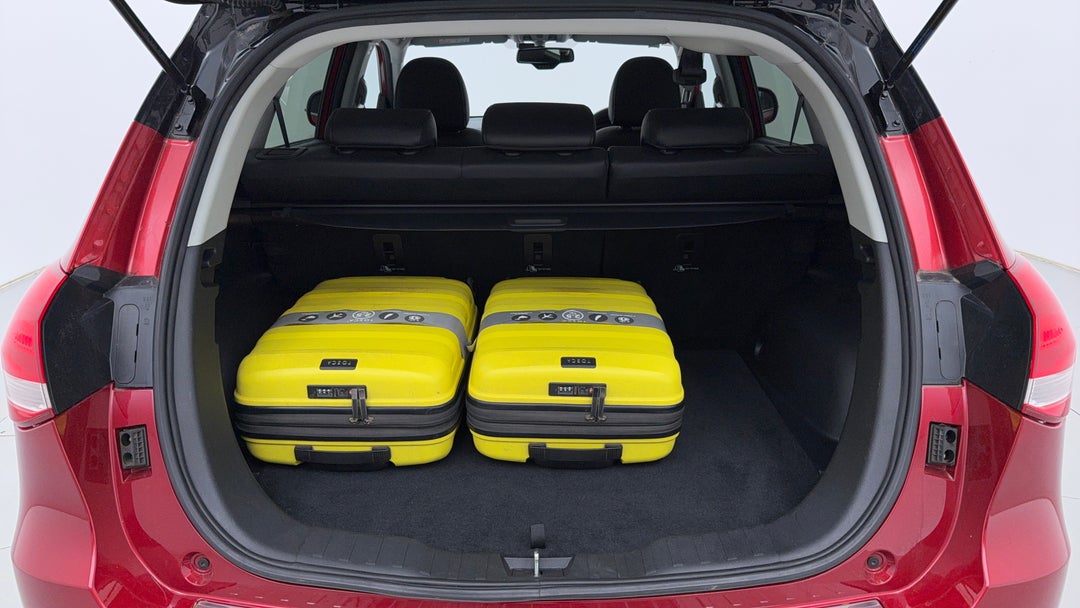 Boot Inside View with Luggage