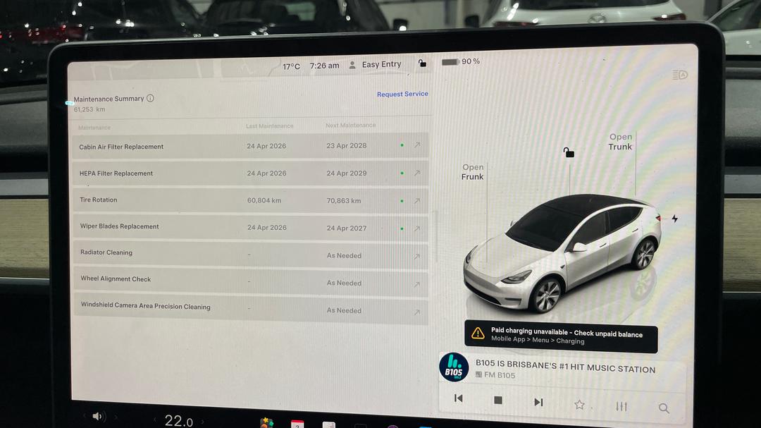 2023 Tesla Model Y Rear-wheel Drive, Automatic, 61253 km, Service History