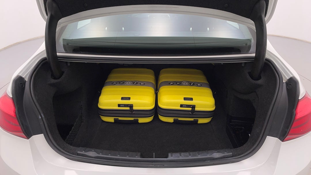 Boot Inside View with Luggage