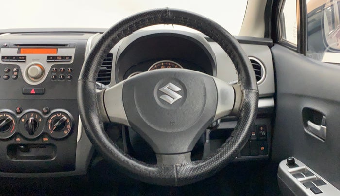 2012 Maruti Wagon R 1.0 VXI, Petrol, Manual, 86,140 km, Steering Wheel Close Up