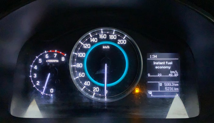 2017 Maruti IGNIS ZETA 1.2, Petrol, Manual, 5,231 km, Odometer Image
