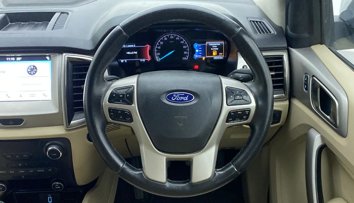 2019 Ford Endeavour 2.2l 4X2 MT Titanium, Diesel, Manual, 95,939 km, Steering Wheel Close Up