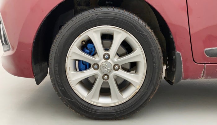 2014 Hyundai Grand i10 ASTA AT 1.2 KAPPA VTVT, Petrol, Automatic, 79,973 km, Left Front Wheel