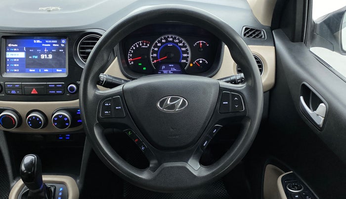 2017 Hyundai Grand i10 SPORTZ (O) 1.2 AT VTVT, Petrol, Automatic, 78,100 km, Steering Wheel Close Up