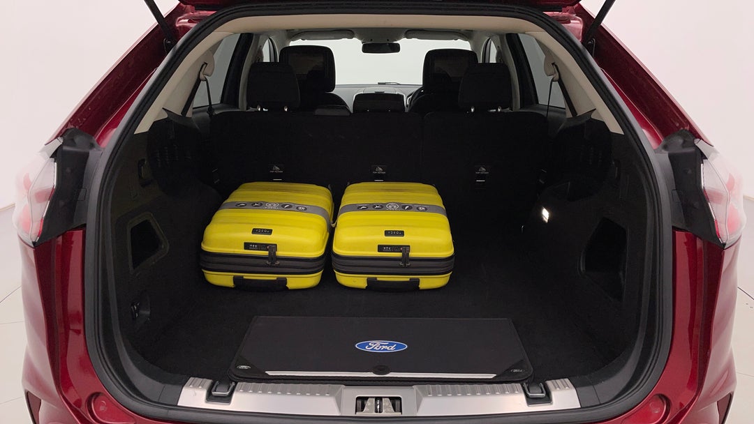 Boot Inside View with Luggage