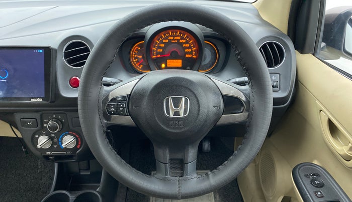 2014 Honda Amaze 1.5 SMT I DTEC, Diesel, Manual, 89,676 km, Steering Wheel Close Up