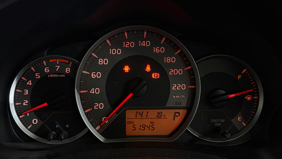 2018 Toyota Yaris Ascent, Automatic, 51945 km, Odometer View