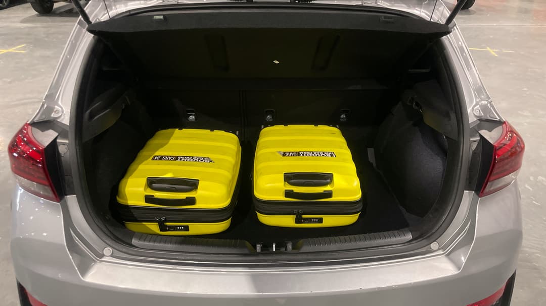 2024 Hyundai i30 N Line, Automatic, 26134 km, Boot Inside View with Luggage