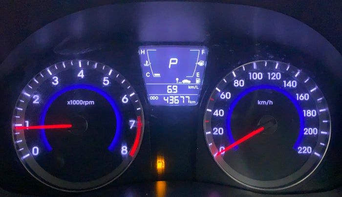 2014 Hyundai Verna FLUIDIC 1.6 VTVT SX AT, Petrol, Automatic, 43,677 km, Odometer Image