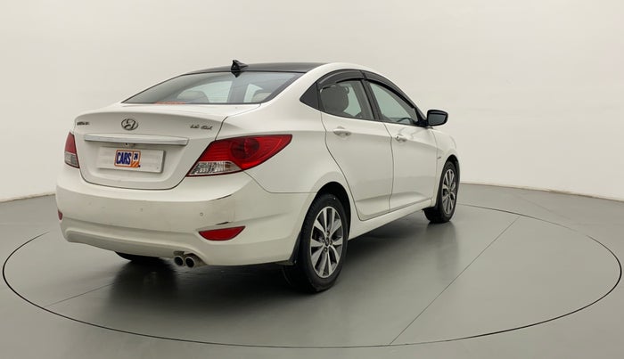2014 Hyundai Verna FLUIDIC 1.6 VTVT SX AT, Petrol, Automatic, 43,677 km, Right Back Diagonal