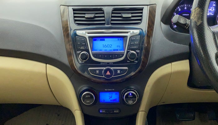 2014 Hyundai Verna FLUIDIC 1.6 VTVT SX AT, Petrol, Automatic, 43,677 km, Air Conditioner