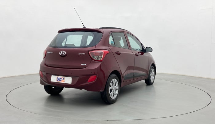 2016 Hyundai Grand i10 SPORTZ 1.2 KAPPA VTVT, Petrol, Manual, 59,011 km, Right Back Diagonal