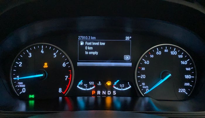 2019 Ford Ecosport TITANIUM + 1.5L PETROL AT, Petrol, Automatic, 27,910 km, Odometer Image