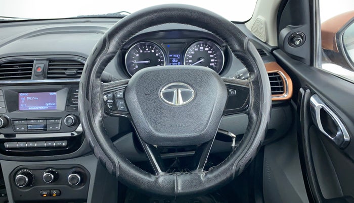 2018 Tata TIGOR XZ 1.2 REVOTRON, Petrol, Manual, 74,504 km, Steering Wheel Close Up