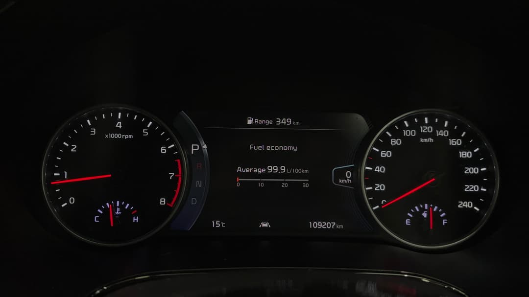 2020 Kia Seltos Gt-line (AWD), Automatic, 109207 km, Odometer View