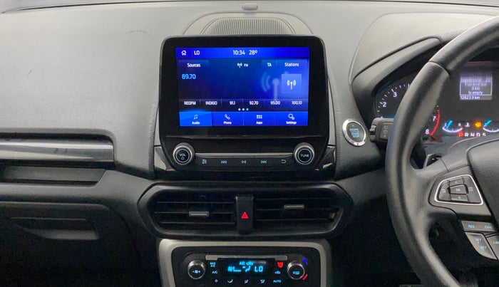 2018 Ford Ecosport TITANIUM + 1.5L PETROL AT, Petrol, Automatic, 12,623 km, Air Conditioner