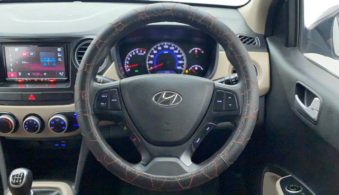 2017 Hyundai Grand i10 SPORTZ 1.2 KAPPA VTVT, Petrol, Manual, 54,505 km, Steering Wheel Close Up