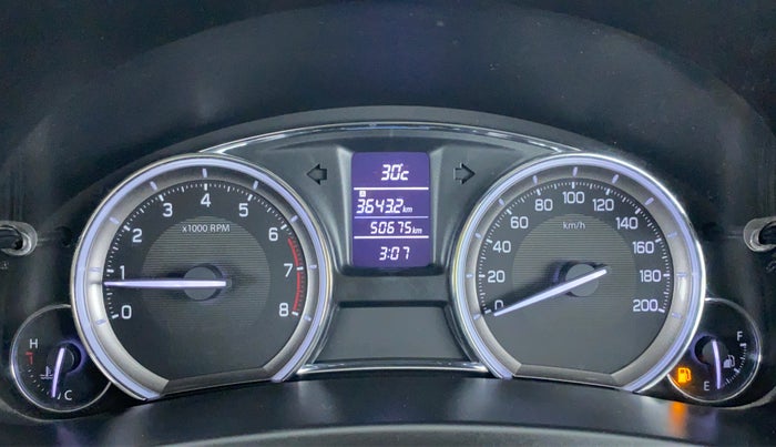 2017 Maruti Ciaz DELTA 1.4 VVT, Petrol, Manual, 50,739 km, Odometer Image