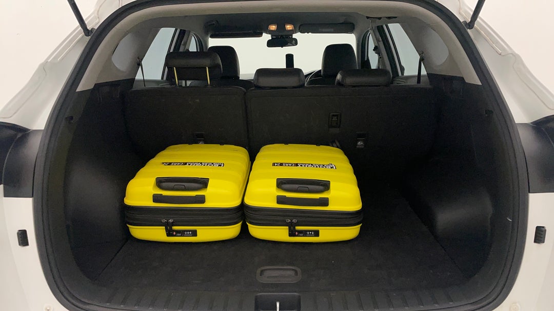 Boot Inside View with Luggage