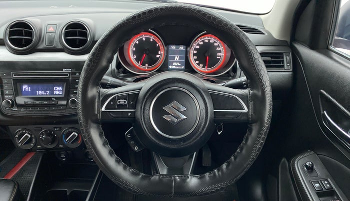 2019 Maruti Swift VXI AMT D, Petrol, Automatic, 8,975 km, Steering Wheel Close Up