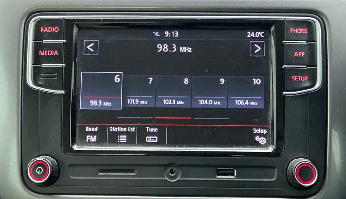 2021 Volkswagen Vento HIGHLINE PETROL AT, Petrol, Automatic, 55,310 km, Infotainment System