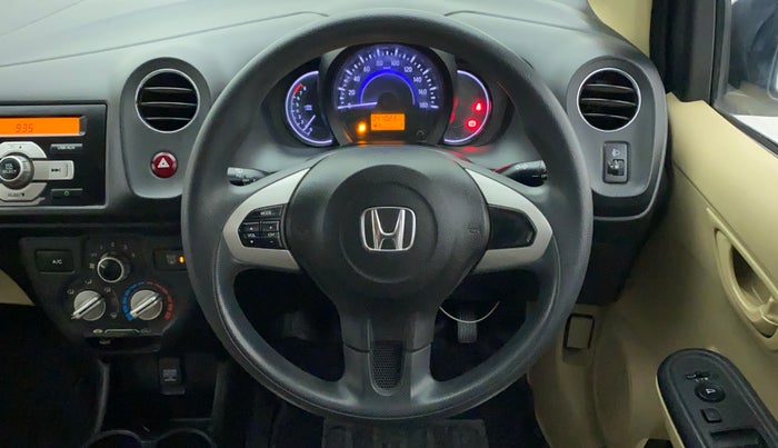 2015 Honda Brio S MT, Petrol, Manual, 41,023 km, Steering Wheel Close Up