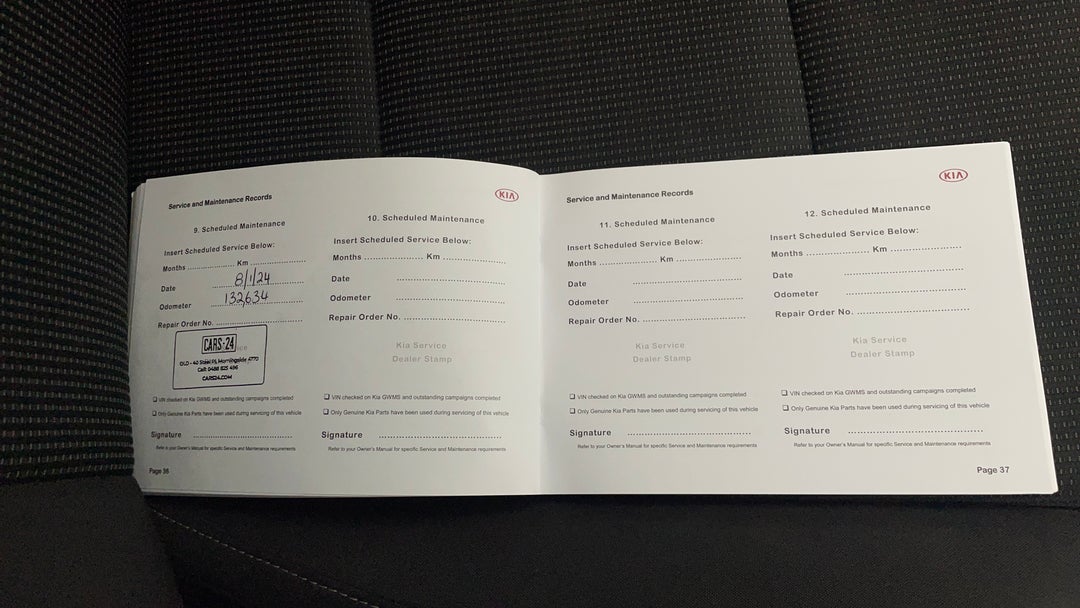 2018 Kia Cerato S, Automatic, 132635 km, Service History