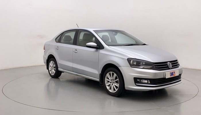 2017 Volkswagen Vento HIGHLINE PETROL AT, Petrol, Automatic, 76,969 km, Right Front Diagonal