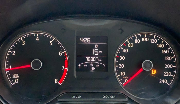 2017 Volkswagen Ameo COMFORTLINE 1.2L, Petrol, Manual, 76,307 km, Odometer Image