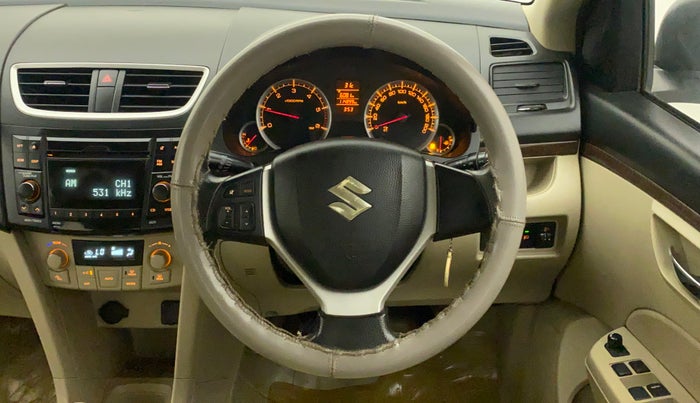 2014 Maruti Swift Dzire ZDI, Diesel, Manual, 1,14,899 km, Steering Wheel Close Up