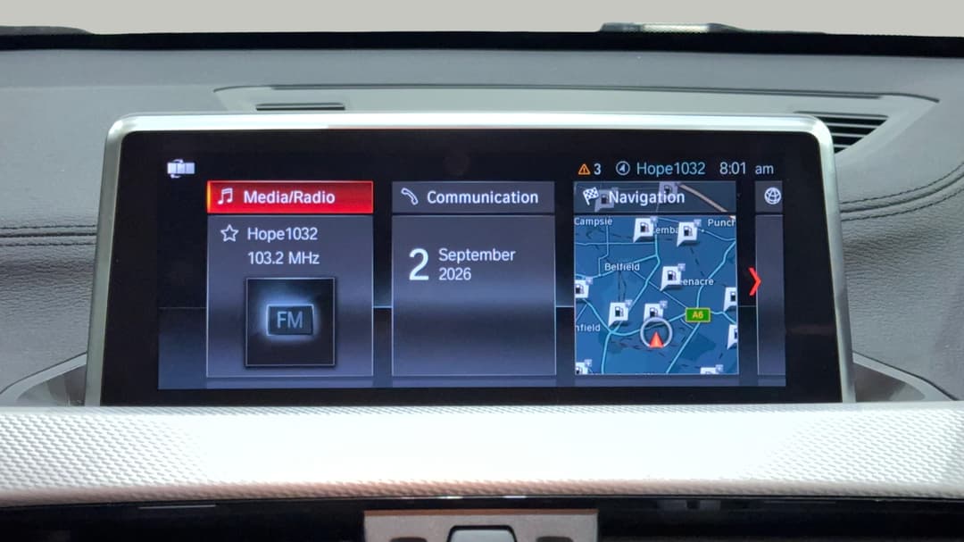 2022 BMW X1 sDrive 18i M Sport, Automatic, 46606 km, Infotainment System