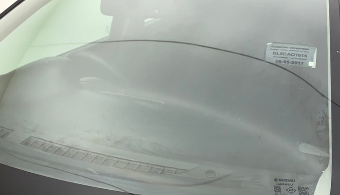 2017 Maruti Baleno ALPHA PETROL 1.2, Petrol, Manual, 78,186 km, Front windshield - Minor spot on windshield