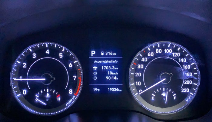 2021 Hyundai VENUE SX PLUS 1.0 TURBO DCT, Petrol, Automatic, 19,014 km, Odometer Image
