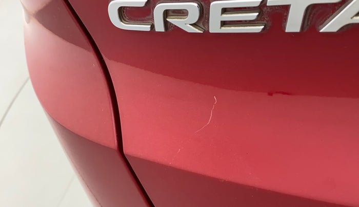2018 Hyundai Creta SX PLUS AT 1.6 PETROL, Petrol, Automatic, 1,41,787 km, Dicky (Boot door) - Minor scratches