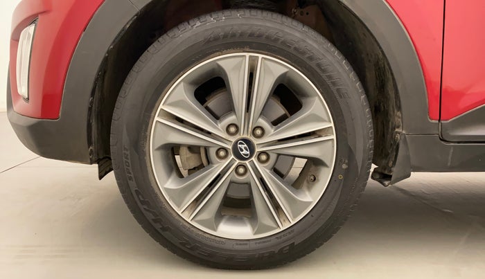 2018 Hyundai Creta SX PLUS AT 1.6 PETROL, Petrol, Automatic, 1,41,787 km, Left Front Wheel