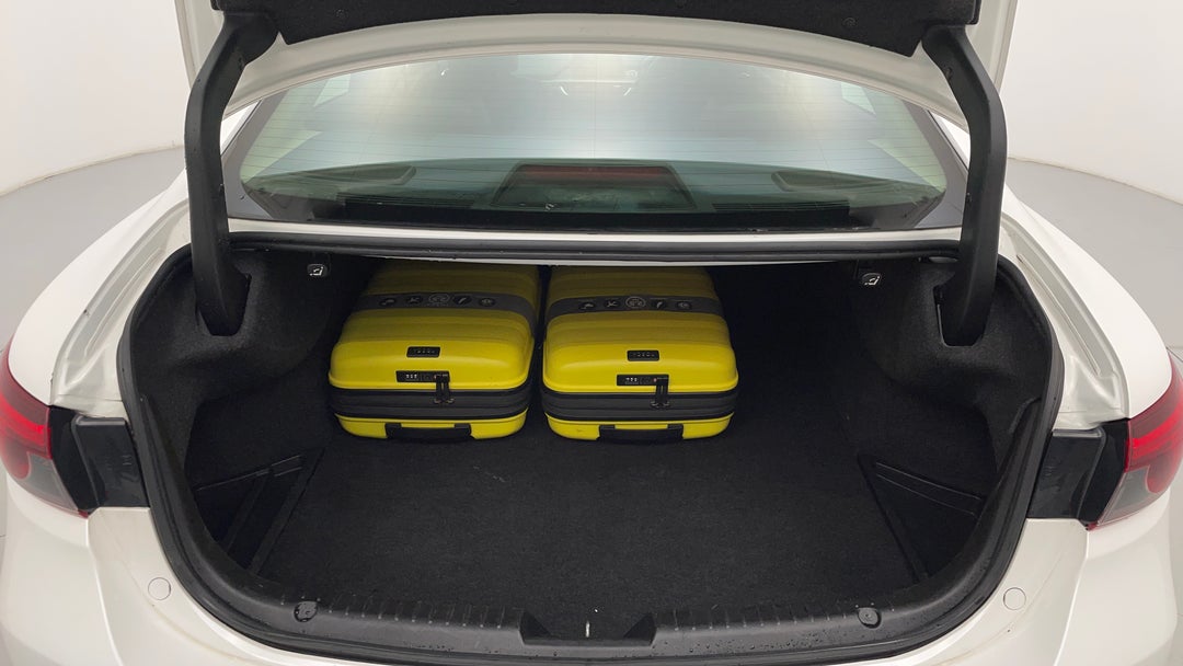 Boot Inside View with Luggage