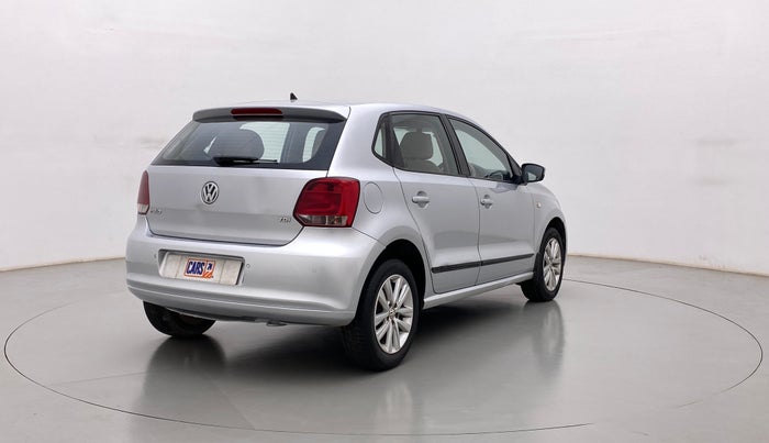 2014 Volkswagen Polo HIGHLINE DIESEL, Diesel, Manual, 1,00,761 km, Right Back Diagonal