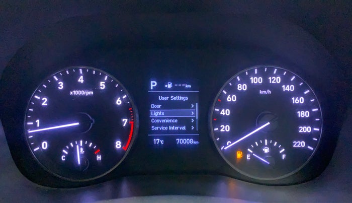 2017 Hyundai Verna 1.6 VTVT SX (O) AT, Petrol, Automatic, 71,002 km, Odometer Image