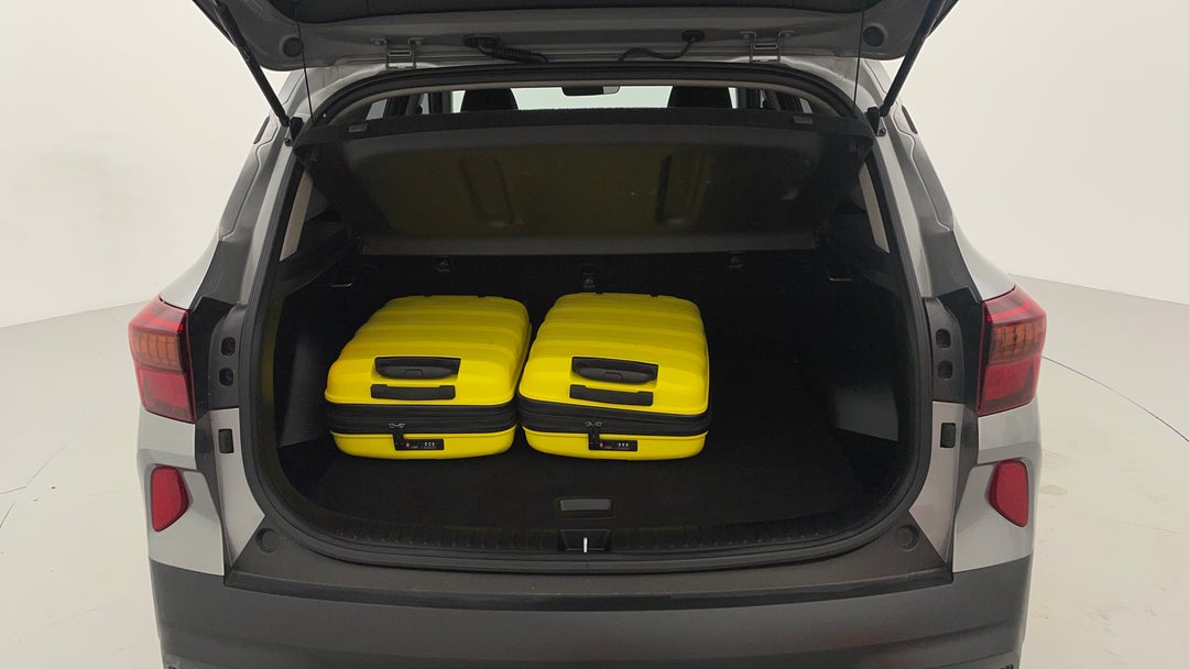 Boot Inside View with Luggage