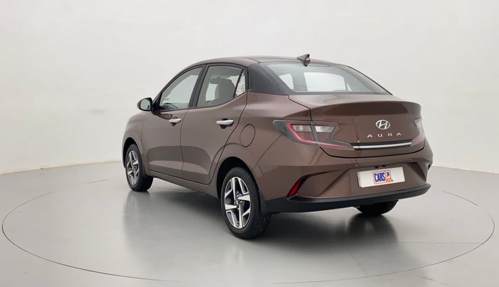 2021 Hyundai AURA SX+ AT, Petrol, Automatic, 6,697 km, Left Back Diagonal