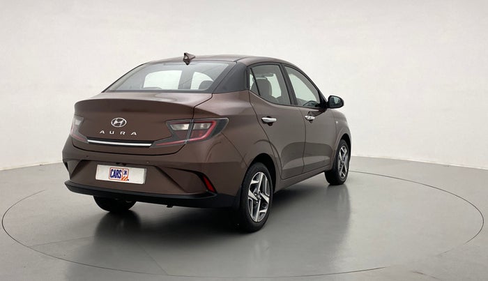 2021 Hyundai AURA SX+ AT, Petrol, Automatic, 6,697 km, Right Back Diagonal