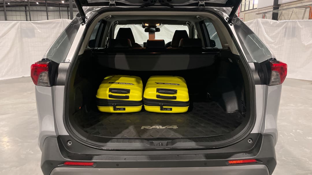 2021 Toyota RAV4 Cruiser (AWD) Hybrid, Automatic, 79036 km, Boot Inside View with Luggage