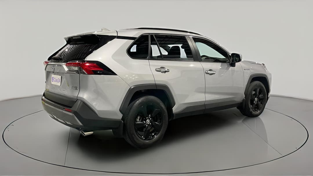2021 Toyota RAV4 Cruiser (AWD) Hybrid, Automatic, 79036 km, Right Back Diagonal (45- Degree) View