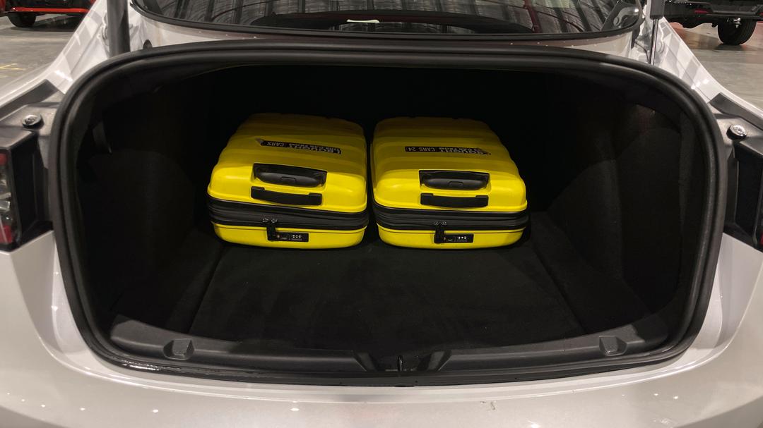 2023 Tesla Model 3 Rear-wheel Drive, Automatic, 50093 km, Boot Inside View with Luggage